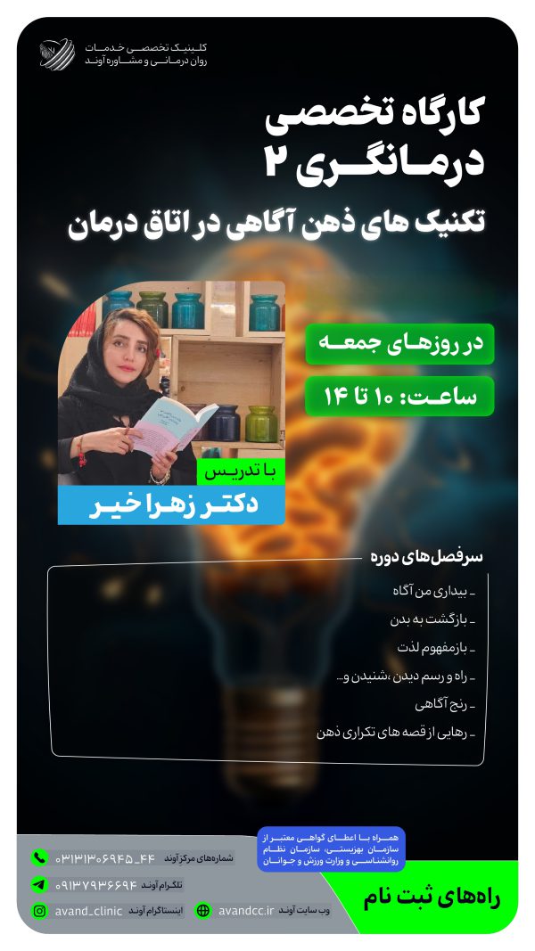 تکنیک های ذهن آگاهی در اتاق درمان